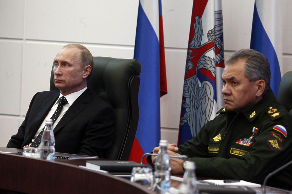 Визит Владимира Путина в Национальный центр обороны