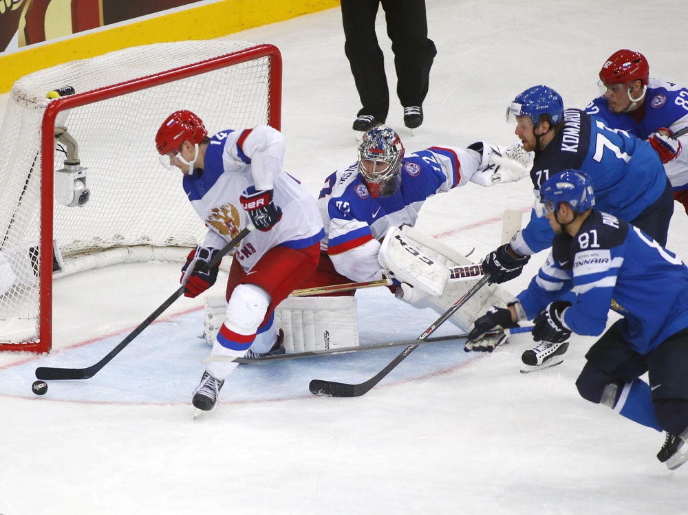 Россия обыграла Финляндию в финале чемпионата мира по хоккею